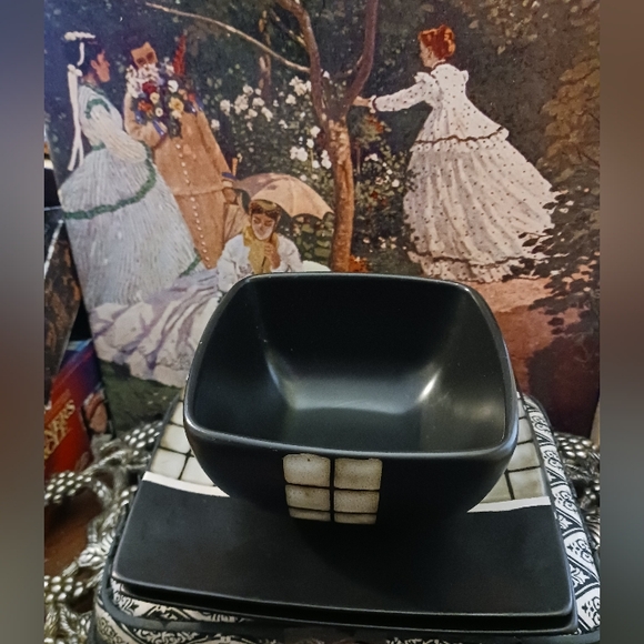 Set of 3 ๐ฝ Simple Dining 2 Plates&1 Bowl ๐ฅฃRARE Vintage Finds ๐ฝ Nice Gift. ๐ - Picture 2 of 8